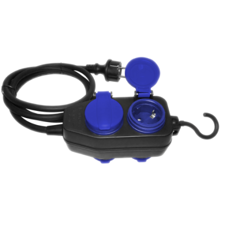 ORNO PRZEDŁUŻACZ WARSZTAT 4x GNIAZDA KABEL 10m IP44 GUMA 3x1,5mm2