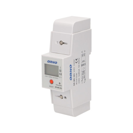 ORNO 1 FAZOWY WSKAŹNIK ZUŻYCIA ENERGI