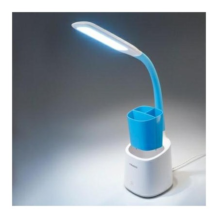 TIROSS LAMPKA BIURKOWA 60 SMD LED BIAŁO-NIEBIESKA