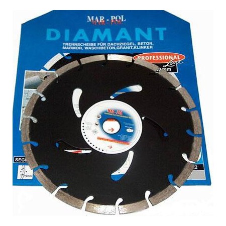 MAR-POL TARCZA DIAM.350x25,4x10 SEG.CZARNA/MP