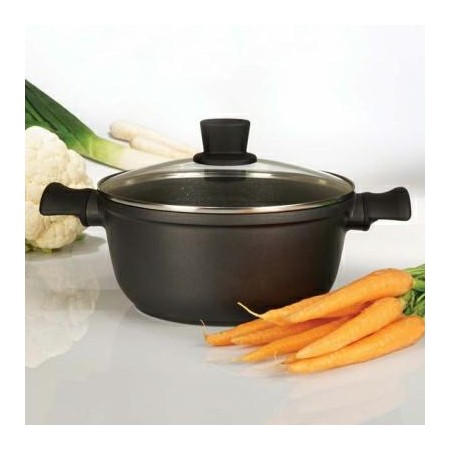 TIROSS GARNEK MARMUR Z PRZYKRYWKĄ 24cm