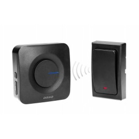 ORNO DZWONEK BEZPRZEWODOWY ONDO AC PRZYCISK BEZPATERYJNY 36 DŹWIĘKÓW