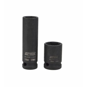 AWTOOLS  ZESTAW NASADEK UDAROWYCH KRÓTKICH I DŁUGICH 1/2" 20cz. BLACK LINE