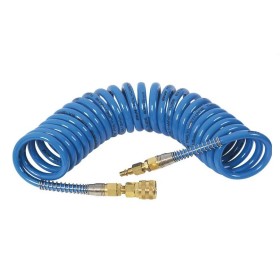 NEO PRZEWÓD PNEUMATYCZNY SPIRALNY 6 x 10mm 10m POLIURETANOWY, ZE ZŁĄCZKAMI