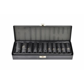 AWTOOLS ZESTAW NASADEK UDAROWYCH 1/2" 11cz. 10-24mm BLACK LINE