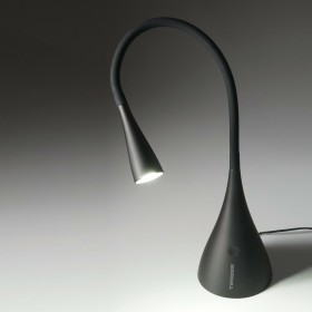 TIROSS LAMPKA BIURKOWA LED 6 SMD 3,5W Z ELASTYCZNĄ OBUDOWĄ CZARNA