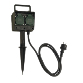 ORNO GNIAZDA OGRODOWE 2x2P+Z  1,5m  IP44 3G1,5mm2