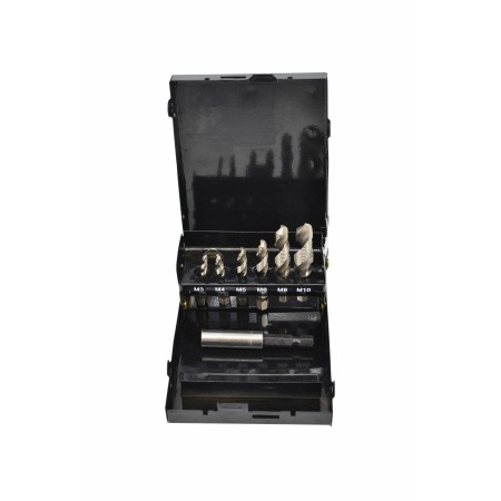 AWTOOLS ZESTAW WIERTEŁ GWINTUJĄCYCH M3-M10 7 SZTUK