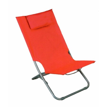 MASTER PARTY LEŻAK PLAŻOWY CZERWONY