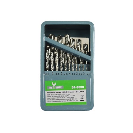 DR.WIERTŁO METAL HSS-G KPL.25szt. /1-13