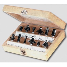 JOBI FREZY DO DREWNA KOMPLET 12 elem. TRZPIEŃ 8mm