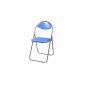 MASTER PARTY KRZESŁO DOMINO SKŁADANE NIEBIESKI