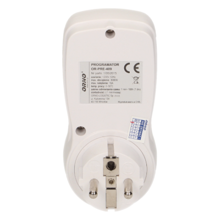 ORNO PROGRAMATOR CZASOWY ELEKRONICZNY