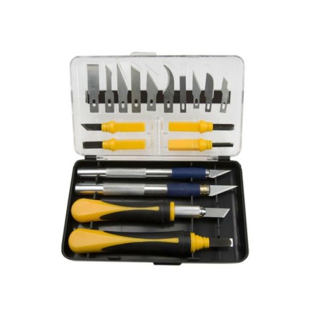 DREL NOŻE I DŁUTA PRECYZYJNE 22szt.