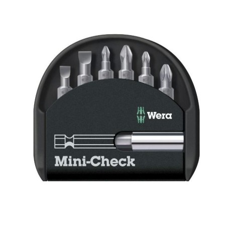 WERA ZESTAW KOŃCÓWKI / BITY + UCHWYT MINI-CHECK