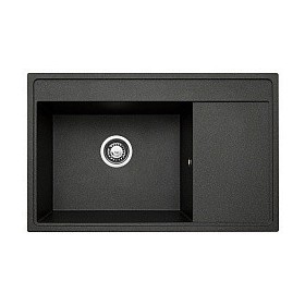 Zlewozmywak CAMEA 79x50 1B 1D Pyramis czarny