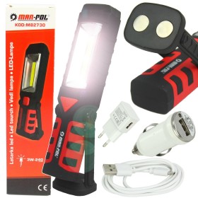 MAR-POL LAMPKA WARSZTATOWA WILOFUNKCYJNA 3W 240 lm