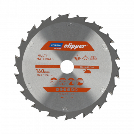 NORTON PIŁA TARCZOWA 160mm x 20mm x 16z MULTI MATERIALS DEMOLITION (3,0/2,0)