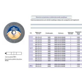 ŚCIERNICA INCOFLEX 150 x 20 x 20 SZARA A60K7V