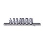 JONNESWAY KOMPLET NASADEK 7 elem. (1/4")TORX   S06H27S