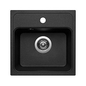 Zlewozmywak granitowy Camea Mini Pyramis 1 komora czarny
