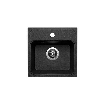 Zlewozmywak granitowy Camea Mini Pyramis 1 komora czarny