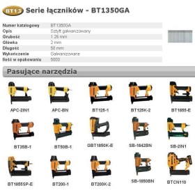 BOSTITCH SZTYFTY BT13 50mm 5000 szt.