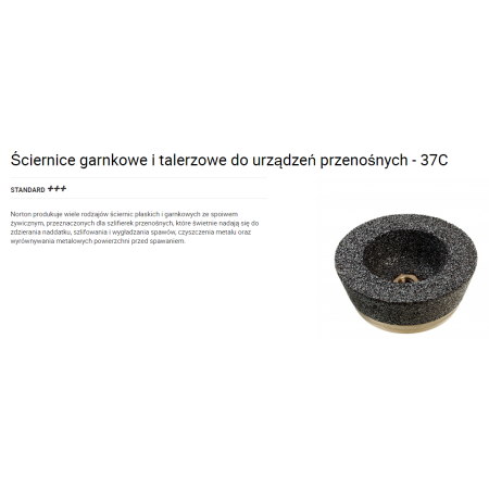 NORTON ŚCIERNICA-11 125mm x 50mm M14 37C1699N5B5