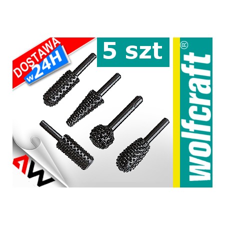 WOLFCRAFT ZESTAW 5 elem. ZDZIERAKI + FAZOWNIK