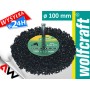WOLFCRAFT SZCZOTKA TARCZOWA UNIWERSALNA 100mm TRZPIEŃ 6mm