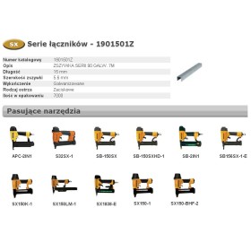 BOSTITCH ZSZYWKI 90 15mm 7000 szt.