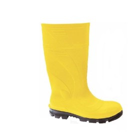 BUTY KALOSZ MĘSKI PU ŻÓŁTO-CZARNE ROZMIAR-47  /711