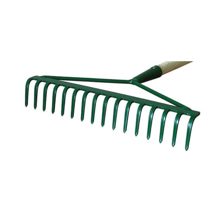 GRABIE BELKA PŁASKA Z PAŁĄKIEM 16-ZĘBNE Z TRZONKEIM 130cm