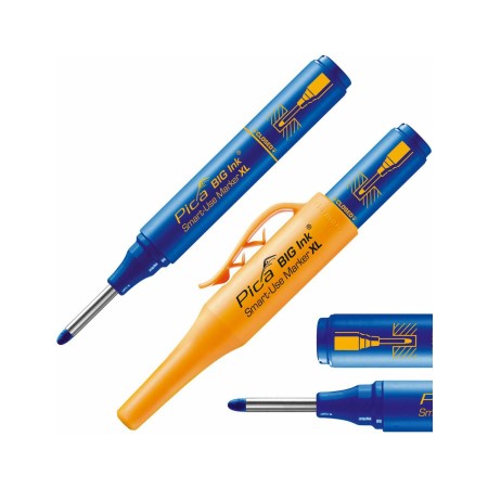 PICA ZNACZNIK DO GŁĘBOKICH OTWORÓW ATRAMENTOWY NIEBIESKI BIG INK