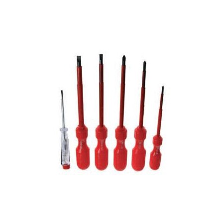 WKRĘTAKI ELEKTROTECHNICZNE 1000V KOMPLET 5szt.+ PRÓBNIK