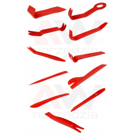 ZESTAW ŚCIĄGACZY DO TAPICERKI 11elem.