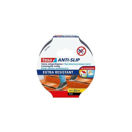 TESA TAŚMA ANTYPOŚLIZGOWA CZARNA 5m x 25mm