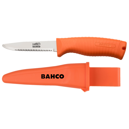 BAHCO NÓŻ RATOWNICZY NIE ZATAPIALNY FLUORENSCENCYJNY