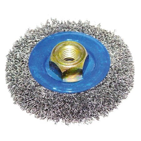 SZCZOTKA DRUCIANA TARCZOWA Z GWINTEM 120 mm SRR-TO120