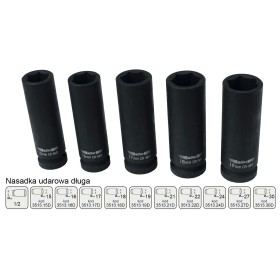 ADLER NASADKA UDAROWA DŁUGA 1/2" 27mm