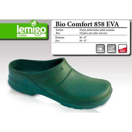 BUTY KLAPEK BIO COMFORT ROZMIAR 39, ZIELONY  858