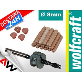 WOLFCRAFT ZESTAW DO POŁĄCZEŃ KOŁKOWYCH  8mm