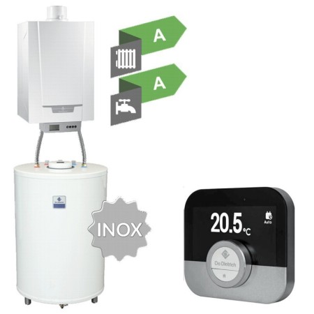 De Dietrich Gazowy kocioł kondensacyjny MCR 3 EVO 24T podgrzewacz c.w.u. 150l Smart TC