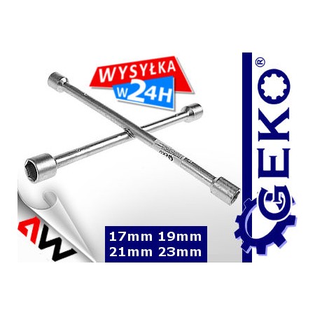 KLUCZ KRZYŻAKOWY 17/19/21/22mm 14"