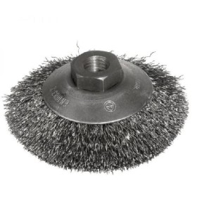 SZCZOTKA STOŻKOWA FALISTA Fi 115mm GWINT M14