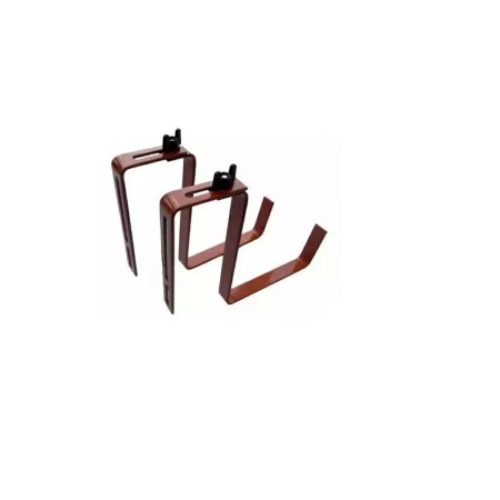 GREENMILL UCHWYT DO SKRZYNEK BALKONOWYCH 2 szt. BRĄZOWE