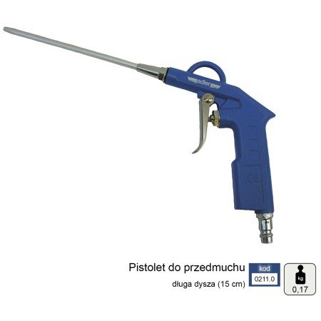 ADLER PISTOLET DO PRZEDMUCHIWANIA 15cm