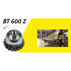 K.SZCZOTKA GARNKOWA  65mm M14 BT600Z DRUT SKRĘCANY