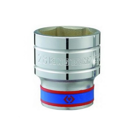 KING TONY NASADKA KRÓTKA 1/2" 21mm x 38mm 6-KĄTNA CHROM