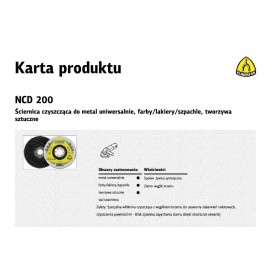 KLINGSPOR ŚCIERNICA CZYSZCZĄCA 115mm  NCD 200